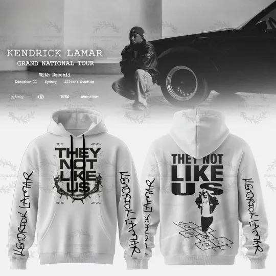 Discover Lamar Grand National Australia Tour 2025 3D Hoodie