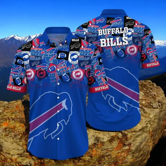 Discover Buffalo Bills Hawaiian Shirt Unique Graphic Design Hawaiian Print Shirt2