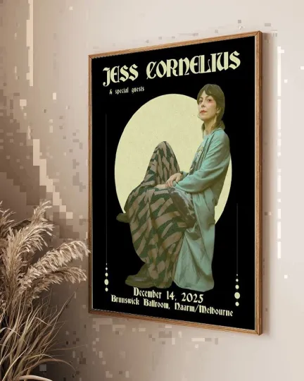 Discover Jess Cornelius Dec 14 2025 Brunswick VIC Poster