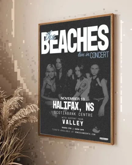 Discover The Beaches Halifax 2025 Tour Poster