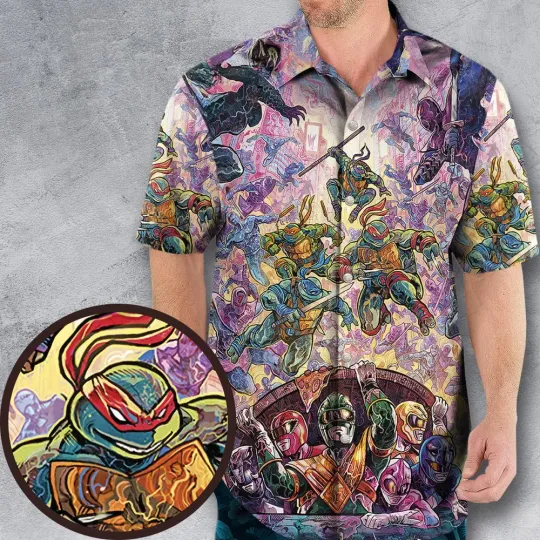 Shell Yeah Teenage Mutant Ninja Turtles Hawaiian Shirt