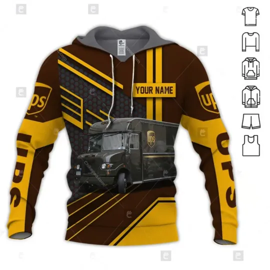 Discover Love Postal Service Truck 3D All Over Printed Clothes