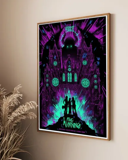 Discover The Warning Jun 20 2025 Hellfest Clisson France Official Tour Poster