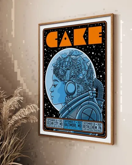 Discover Cake Band Tour Bethlehem 2025 Poster