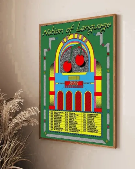 Discover Nation Of Language US Tour 2025 Vertical Poster