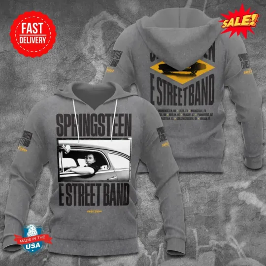 Discover Bruce Springsteen x The E Street Band Tour 2025 3D Hoodie S-5XL