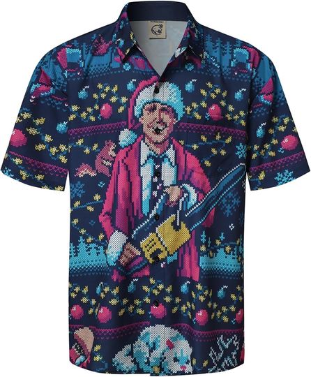 Discover Hardaddy Men's Hawaiian Shirt Short Sleeve Coconut Print Casual Summer Beach