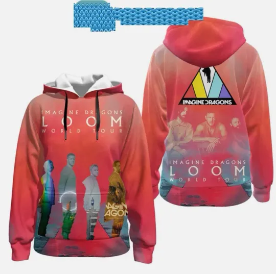 Discover Imagine Dragons Loom World Tour 2024 Hoodie 3D