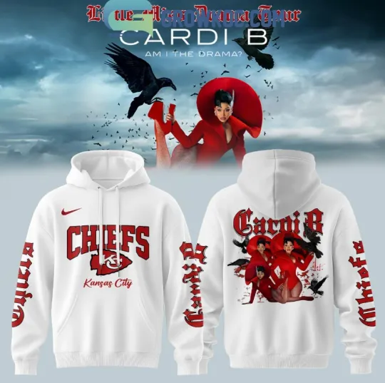 Discover Kansas City Chief X Cardi B Little Miss Drama Tour 2026 3D Hoodie