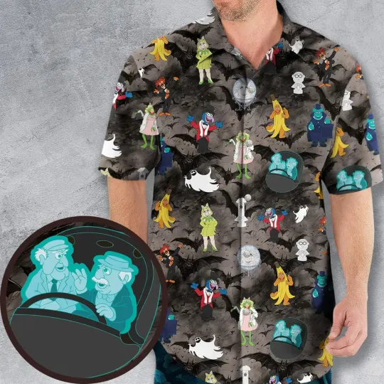 Discover Muppet Haunted Hawaiian Shirt