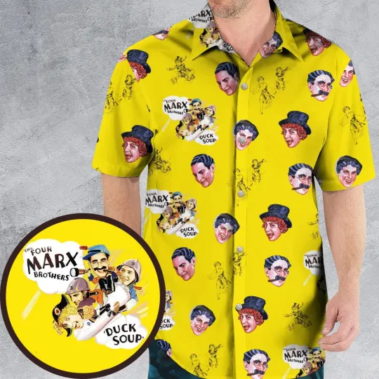 Discover The Duck Soup The Marx Brothers Hawaiian Shirt