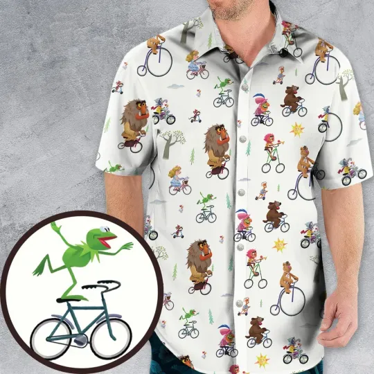 Discover The Muppet Movie Bike Scene Hawaiian Shirt