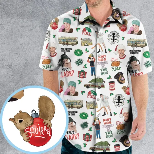 Discover National Lampoon's Christmas Vacation Pattern Hawaiian Shirt