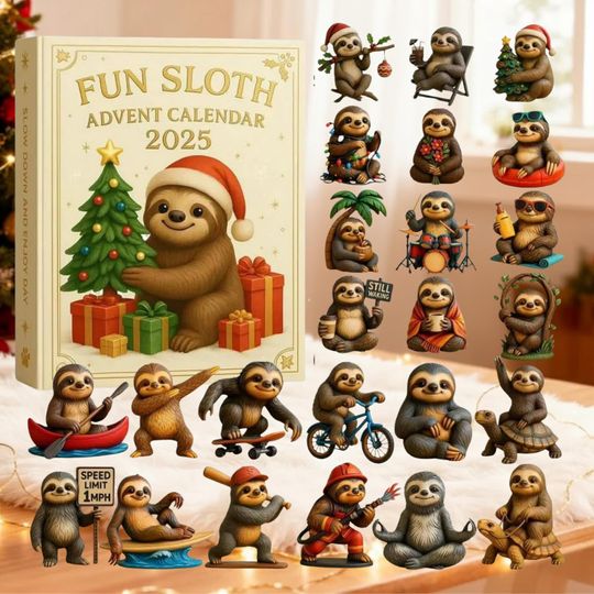 Dog Lover Advent Calendar Christmas 2025 with 24 Acrylic Ornaments, Christmas Countdown Gift for Dog Lovers, Cute Dog Themed Holiday Decor