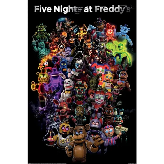 Five Nights at Freddy's Collage Poster
