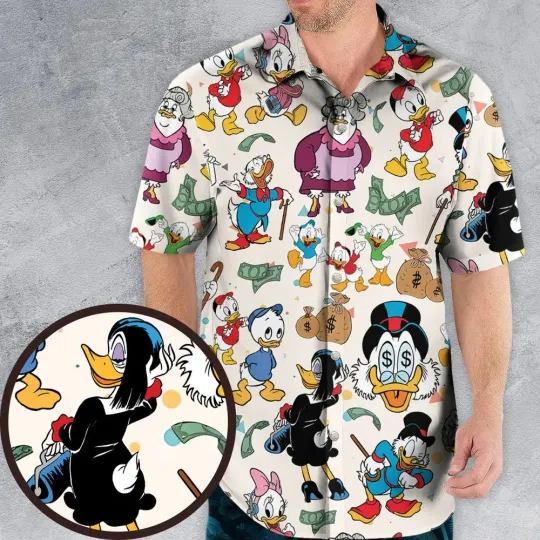 Discover Donald Huey Dewey Ducktales Hawaiian Shirt