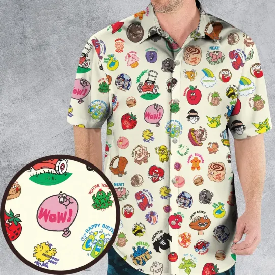 Discover Vintage Trend Matte Scratch & Sniff Hawaiian Shirt