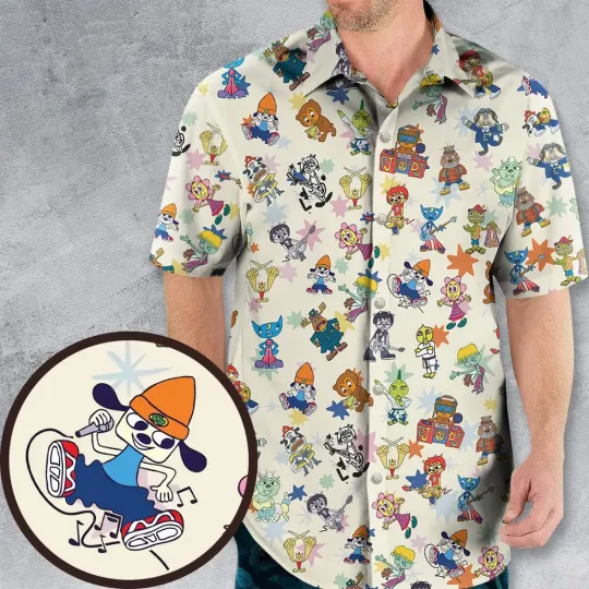 Discover Parappa the Rapper Characters Hawaiian Shirt