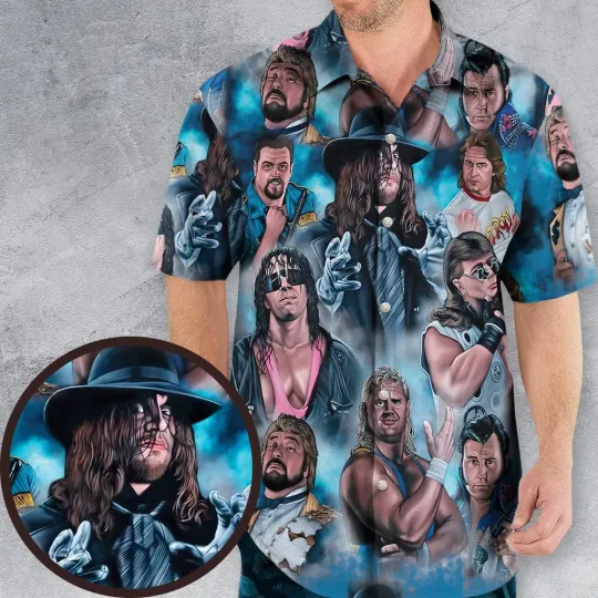 Discover 90s Wrestlers Hawaiian Shirt