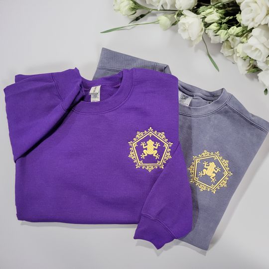 Discover Chocolate Frog Gildan Embroidered Crewneck or Hooded Sweater