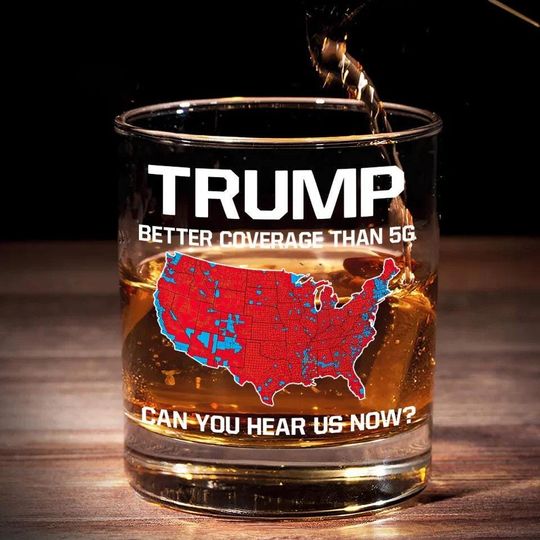 Discover President Trump Whiskey Glass - 47th President Supporter Gift