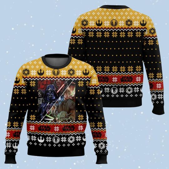 Discover Star Wars Christmas Ugly Sweater, Darth Vader Holiday Sweatshirt, Star Wars Movie Gifts