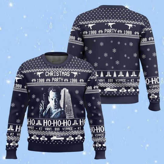 Discover Nakatomi Plaza Ugly Christmas Sweater, Die Hard Christmas Sweater, It's Not Xmas Ugly Sweatshirt, John McClane Sweater Men Women Gifts