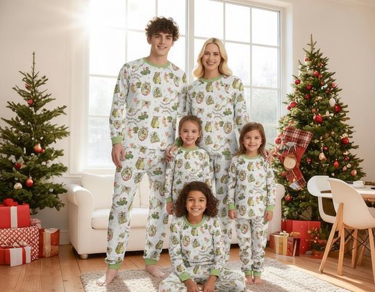 Discover Vintage Princess And The Frog Xmas Coquette Bow Pajamas Set, Disney Princess Watercolor Sleepwear, Tiana Princess Very Merry Christmas Pjs