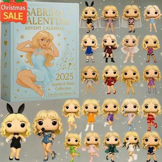 Discover Sabrina Carpenter Advent Calendar 2025, 24-Day Christmas Countdown, Fan Merch & Collectibles