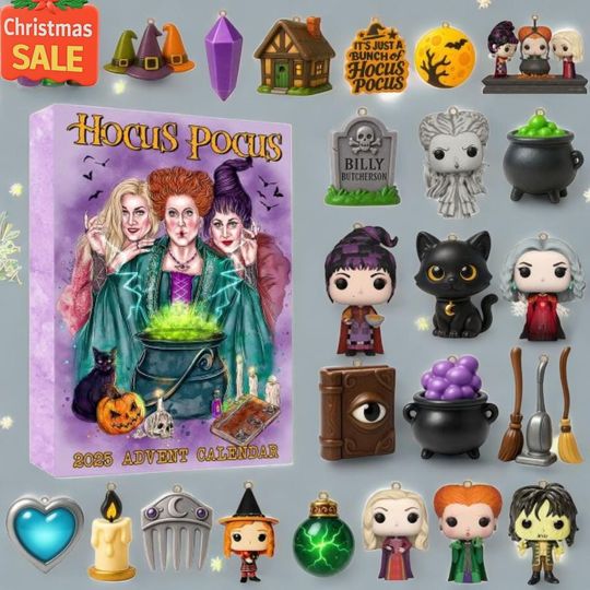 Discover Hocus Pocus Advent Calendar 2025, Spooky Box  Witch Movie Gift, Halloween Countdown Calendar