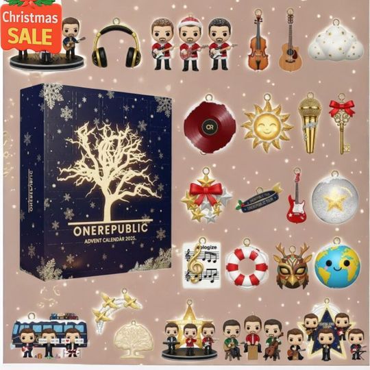 Discover Pop Band Advent Calendar 2025, Fan Gift, 24-Day Music Fan Holiday Countdown