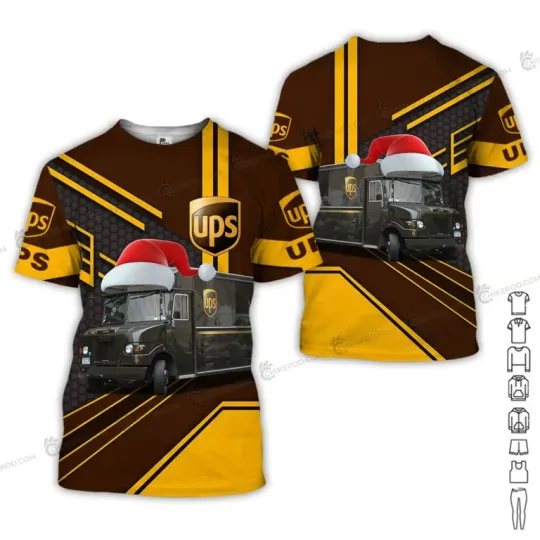 Discover Love Postal Service Truck 3D All Over Printed Clothes