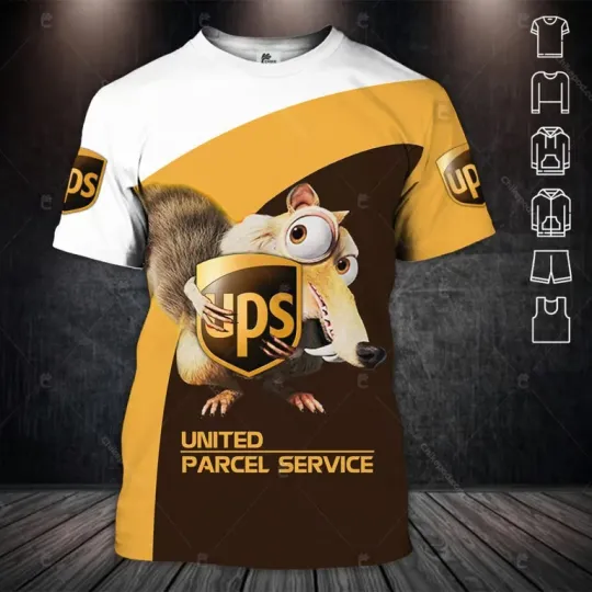 Discover Postal Service 3D Over Printed Clothes