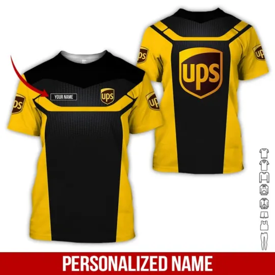 Discover Personalized Name Love Postal Service Truck 3D All Over Printed Clothes