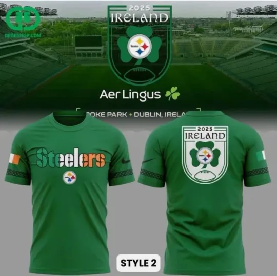 Discover Ireland 2025 Dublin Steeler All Size Tshirt 3D