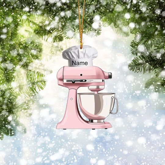 Discover Personalized Stand Mixer Christmas Ornament, Stand Mixer Christmas Ornament, Stand Mixer Hanging Ornament Kitchen Ornament Gift