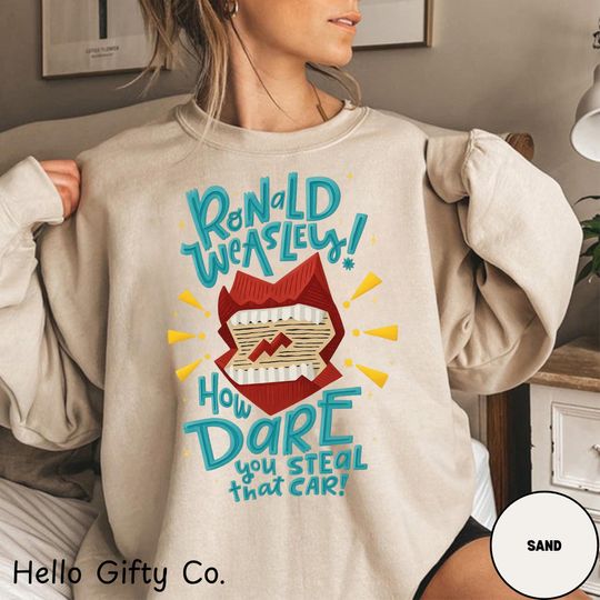 Discover Ron Weasley Sweatshirt, Funny Potterhead Sweater, Book Lover Gift, HP Fan Hoodie, Wizard Magic School Sweatshirt, Must Be A Weasley, Bookish