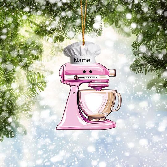 Discover Personalized Stand Mixer Christmas Ornament, Stand Mixer Christmas Ornament, Stand Mixer Hanging Ornament Kitchen Ornament Gift