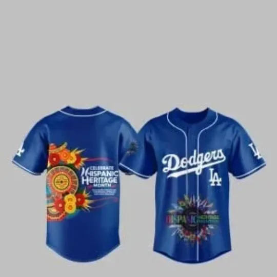 L.A. D0dg*rs Hispanic Heritage Month 2025 Jersey, Gift For Fans, Christmas Gift