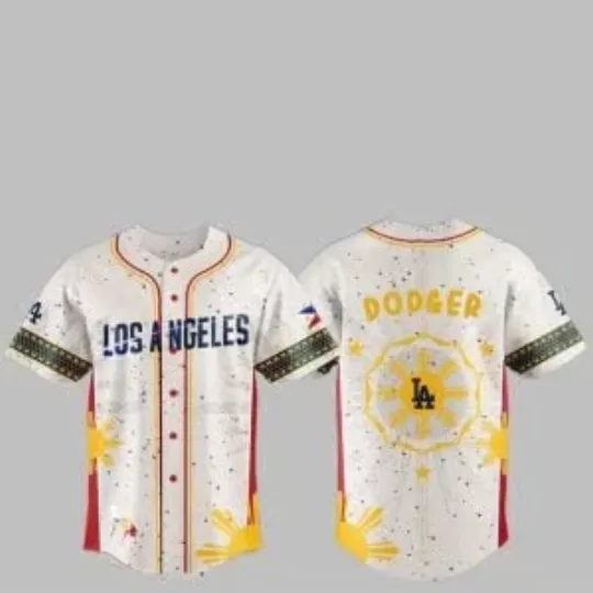 Discover 2025 L.A. D0dg*rs Mexican Heritage Night Jersey, Gift For Fans, Christmas Gift