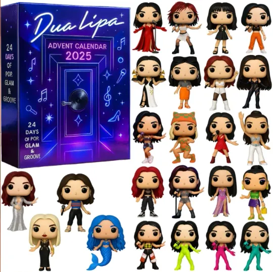 Dua Lipa 2D Advent Calendar 2025 Gift For Christmas