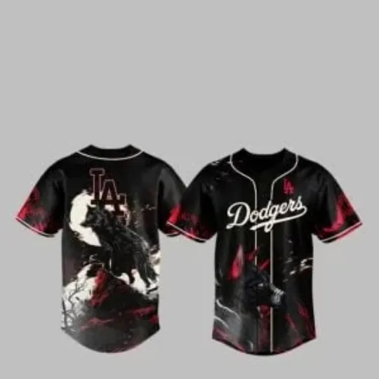 Discover L.A. D0dg*rs Wolf Night Jersey 2025, Gift For Fans, Christmas Gift