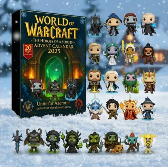 Discover Fantasy Warrior 2D Advent Calendar 2025, Gift For Christmas
