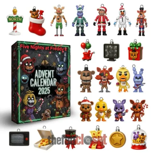 Discover Five Nights at Freddys 2D Advent Calendar 2025, Gift For Christmas