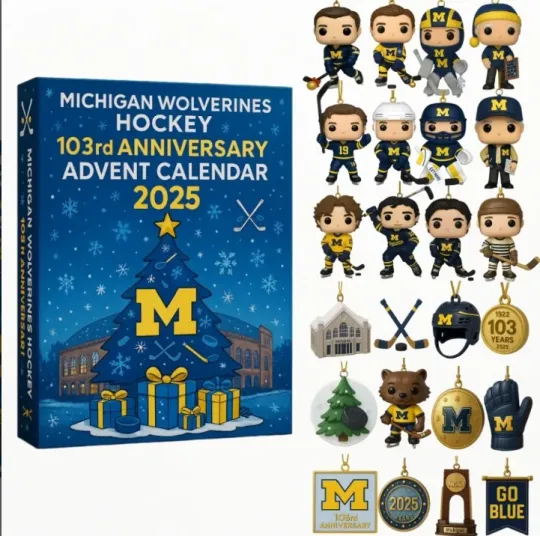 Discover BEST Wolverines 2D Advent Calendar 2025, Gift For Christmas