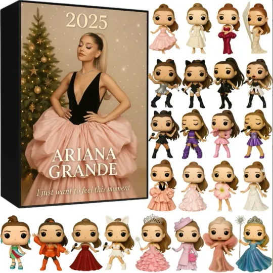 Discover Ariana Acrylic Advent Calendar Blind Box for Christmas Home Décor
