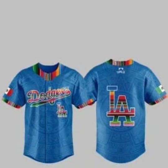 Discover 2025 L.A. D0dg*rs Mexican Heritage Night Jersey, Gift For Fans, Christmas Gift