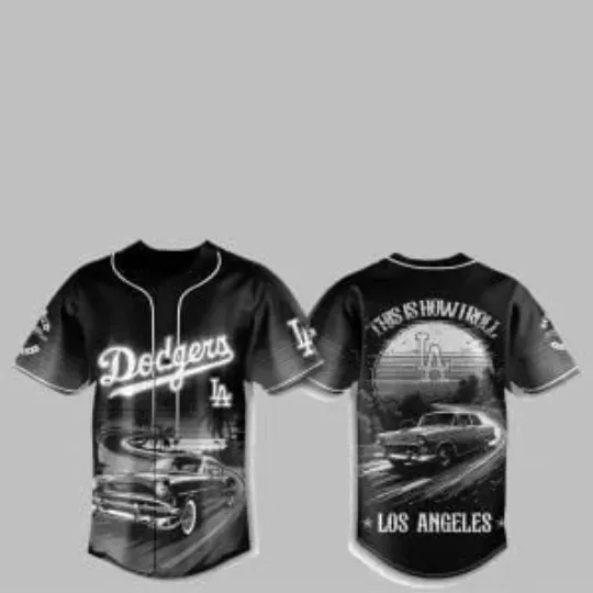 Discover 2025 L.A. D0dg*rs Classic Car Pride Jersey, Gift For Fans, Christmas Gift