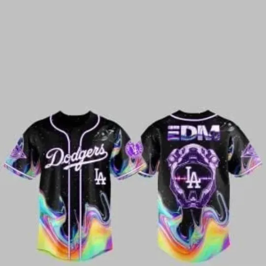 Discover 2025 L.A. D0dg*rs EDM PulseBeat Jersey, Gift For Fans, Christmas Gift
