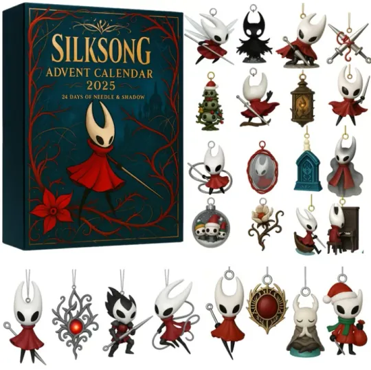Hollow Knight Silksong Advent Calendar 2D, Gift For Christmas